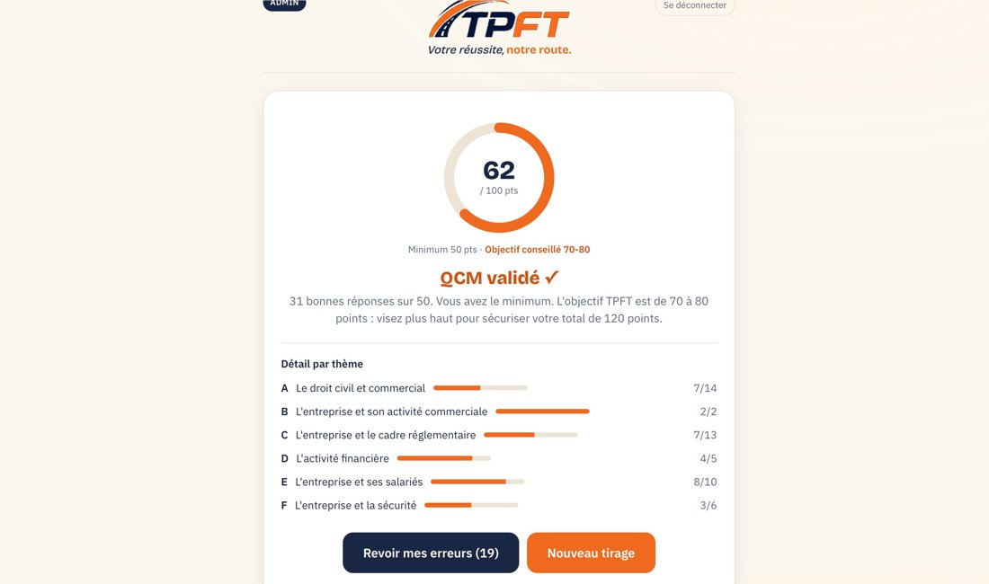 Lire la suite à propos de l’article Préparer le QCM de l&rsquo;attestation de capacité : découvrez mon application d&rsquo;entraînement (1 200+ questions)
